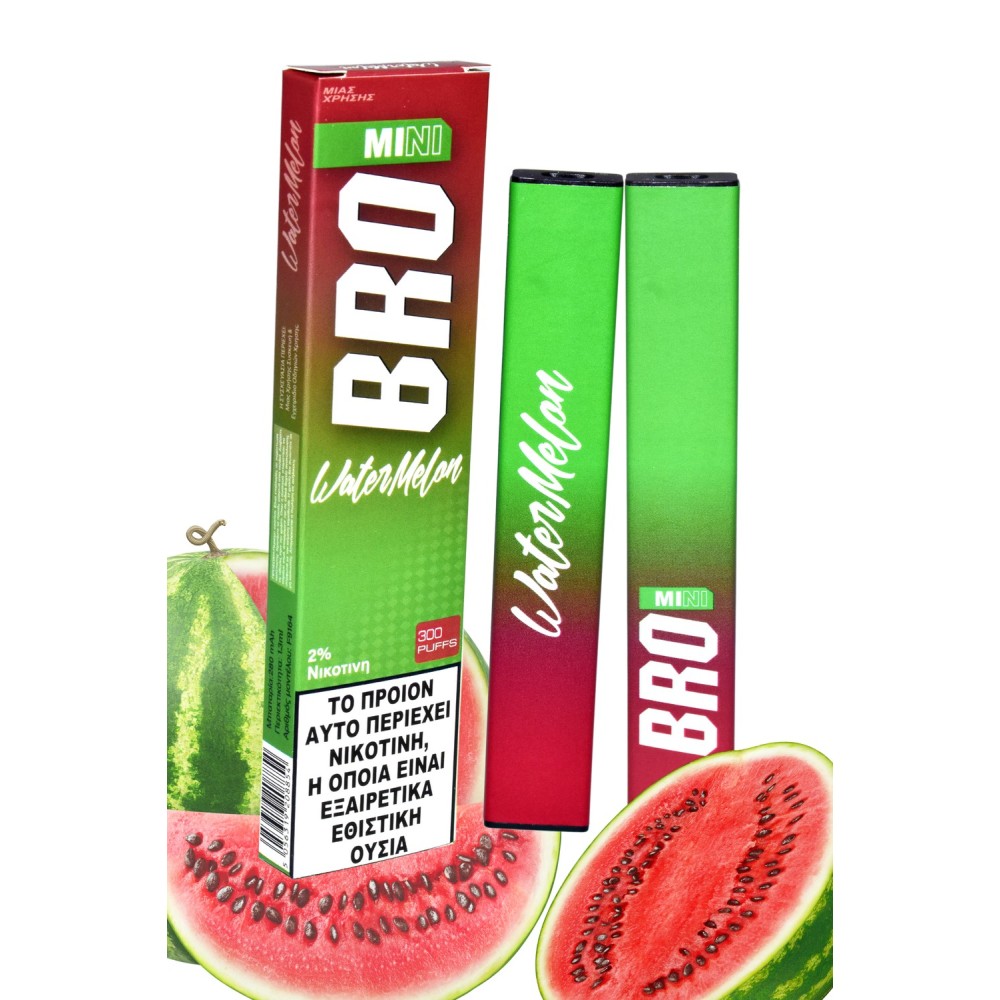 BRO Twist Watermelon Disposable Pen Kit 2ml με Ενσωματωμένη Μπαταρία 300puffs 1τμχ