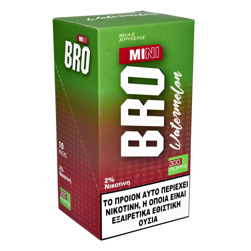 BRO Twist Watermelon Disposable Pen Kit 2ml με Ενσωματωμένη Μπαταρία 300puffs 1τμχ