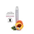 Saltica Crystal vape μιας χρήσης Peach Ice 700 puffs 2ml 2%nic