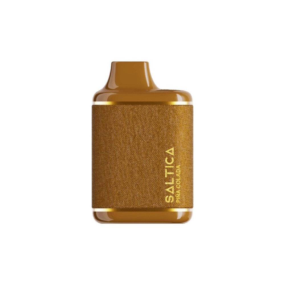 Saltica Leather vape μιας χρήσης Pina Colada 7000 puffs 2ml 0%nic