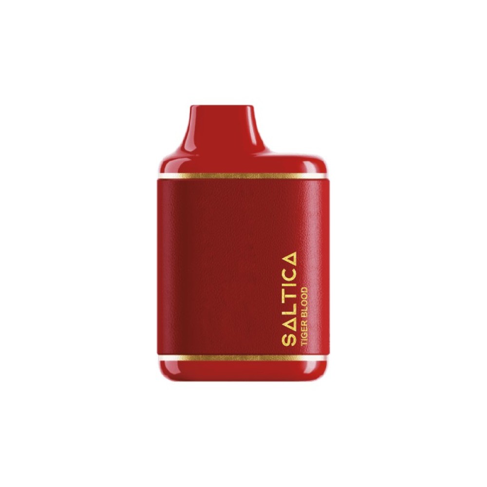 Saltica Leather vape μιας χρήσης Tiger Blood 7000 puffs 2ml 0%nic