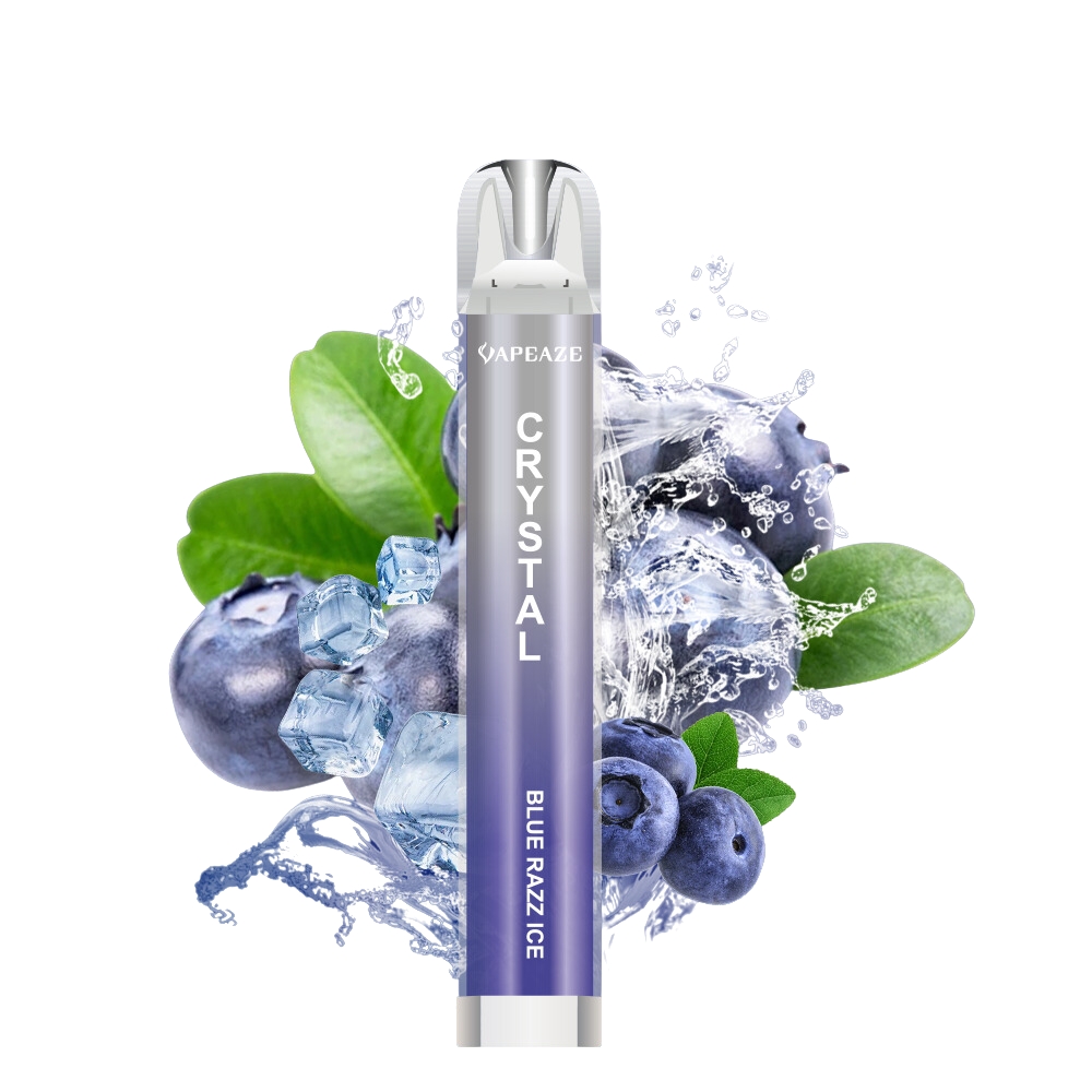 Vapeaze Crystal Vape μιας χρήσης Blue Razz Ice 2ml 2% νικοτίνη