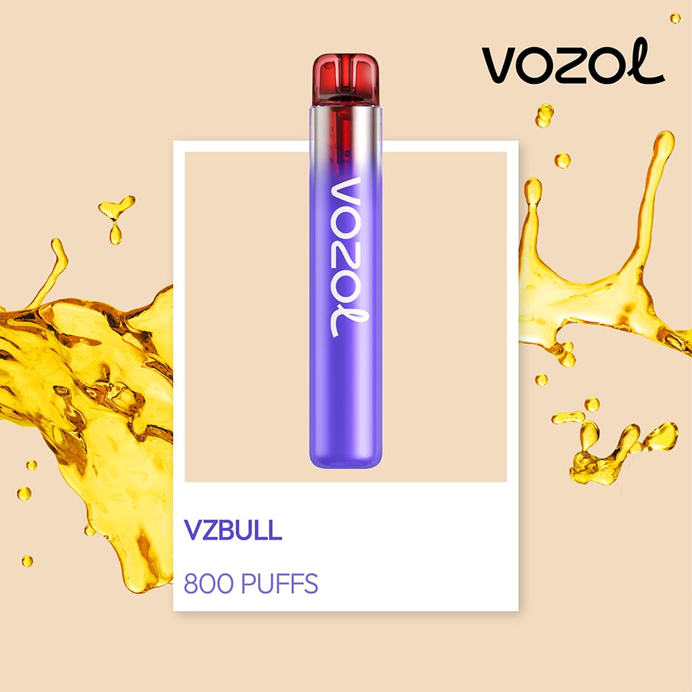 VOZOL NEON 800 VAPE ΜΙΑΣ ΧΡΗΣΗΣ 2ML 2%NIC 800PUFF VZBULL